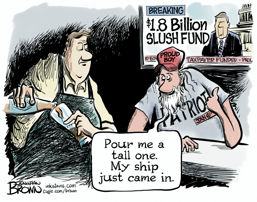 $1.8B DOJ Slush Fund For Insurrectionists