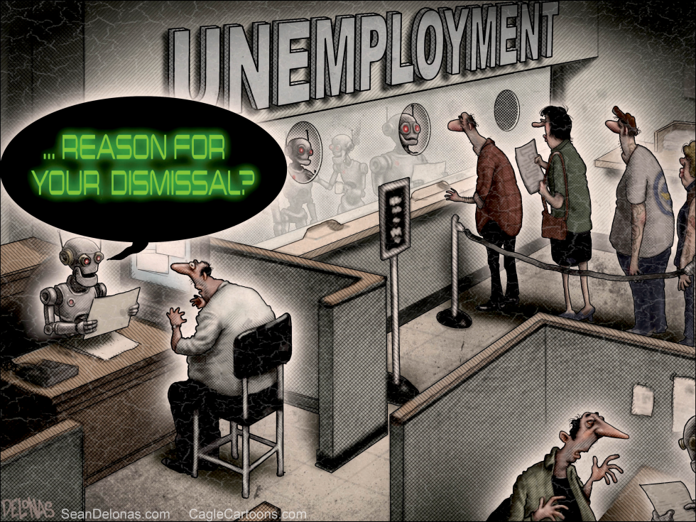 Robots Process Human Layoffs at Unemployment Office
