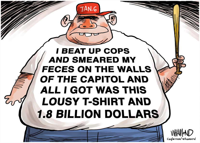 Trump's slush fund for convicted crooks