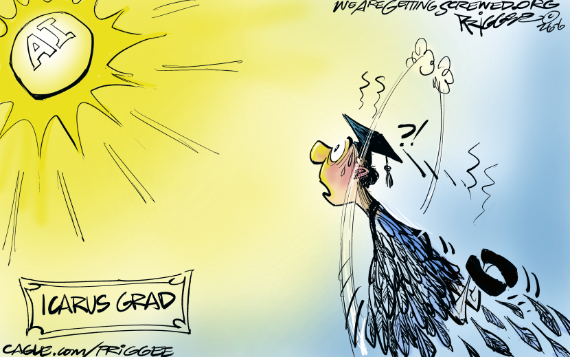 AI Sun Scorches Icarus-Style College Graduate in Job Market Warning
