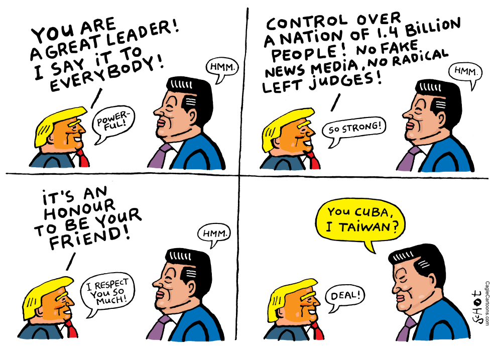 Trump talking to friend Xi Jinping in China