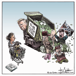 TRUMP GIVES MAGA INSURRECTIONISTS $1.8 B by Michael de Adder