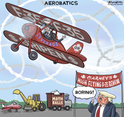 CARNEY'S HIGH FLYING F-35 REVIEW PERFORMANCE by Graeme MacKay