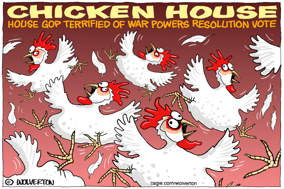 House GOP Chickens Out on War Powers Resolution Vote