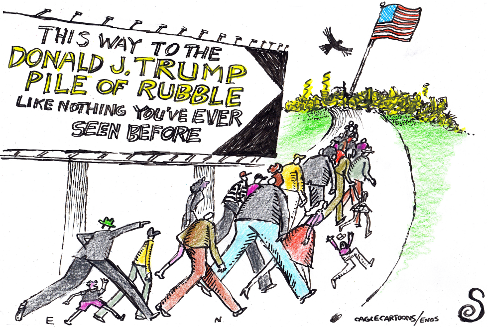 DONALD J. TRUMP PILE OF RUBBLE