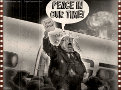 TRUMP: PEACE IN OUR TIME by Sean Delonas