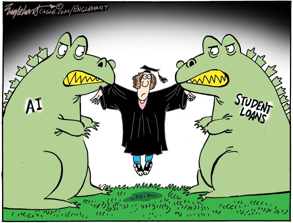 Class of 2026 squeezed between AI jaws and student loan teeth