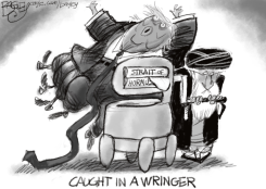 HORMUZ TRUMP  by Pat Bagley