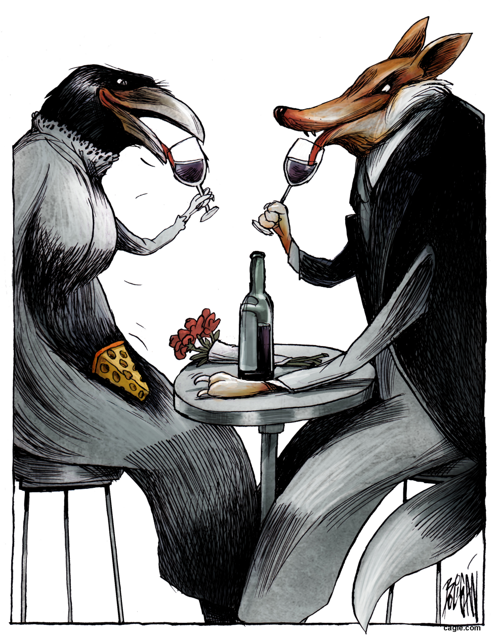 The fable, the toast, and the moral