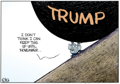 GOP HOLDING IT UP by Christopher Weyant