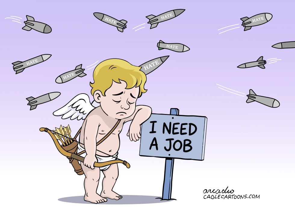 Cupid needs a new job.