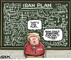 COACH TRUMP'S IRAN PLAYBOOK by Steve Sack
