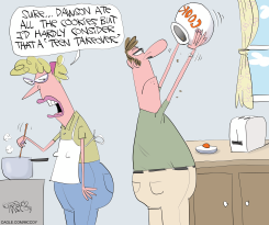 TEEN TAKEOVERS AND DEPLETED COOKIES by Gary McCoy