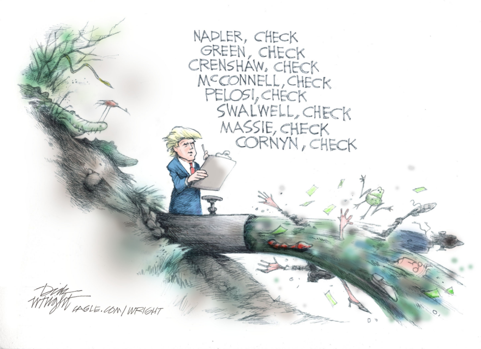 Trump Drains the Swamp