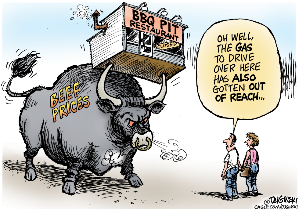 BBQ spots closing due to beef prices