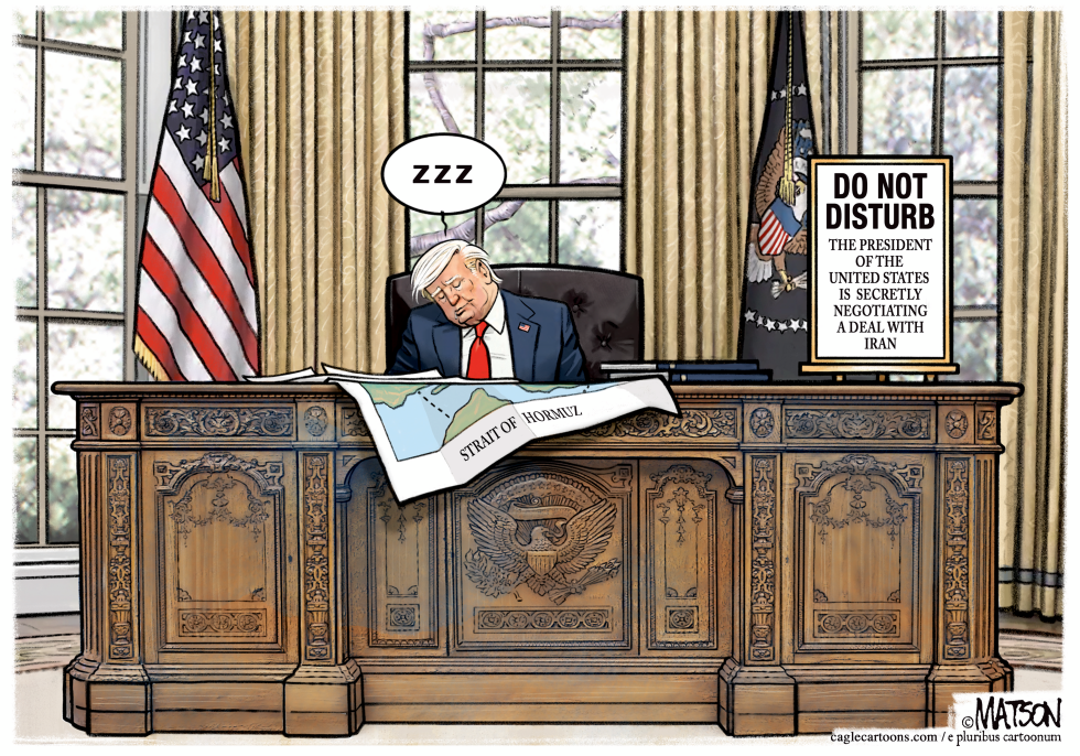 Dozy Donald Negotiates Dream Deal With Iran