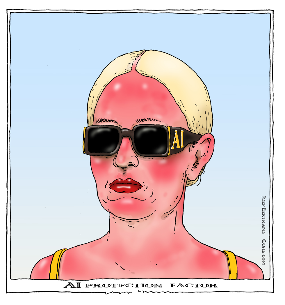 inefficient sunburn protection by AI glasses