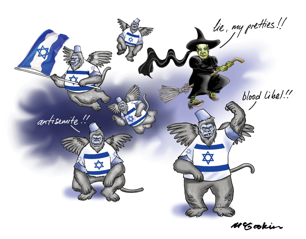 Netanyahu sends out his flying monkeys