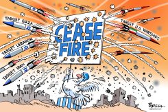CEASEFIRE IN MIDDLE EAST by Paresh Nath