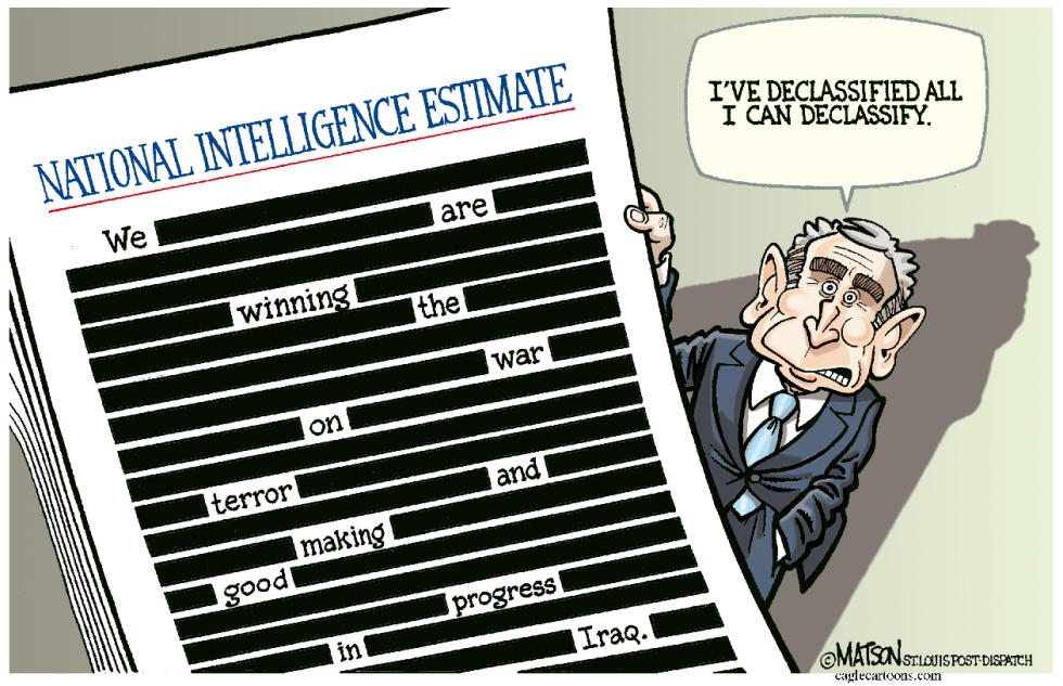 Declassified National Intelligence Estimate-COLOR