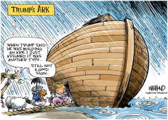TRUMP'S ARK by Dave Whamond