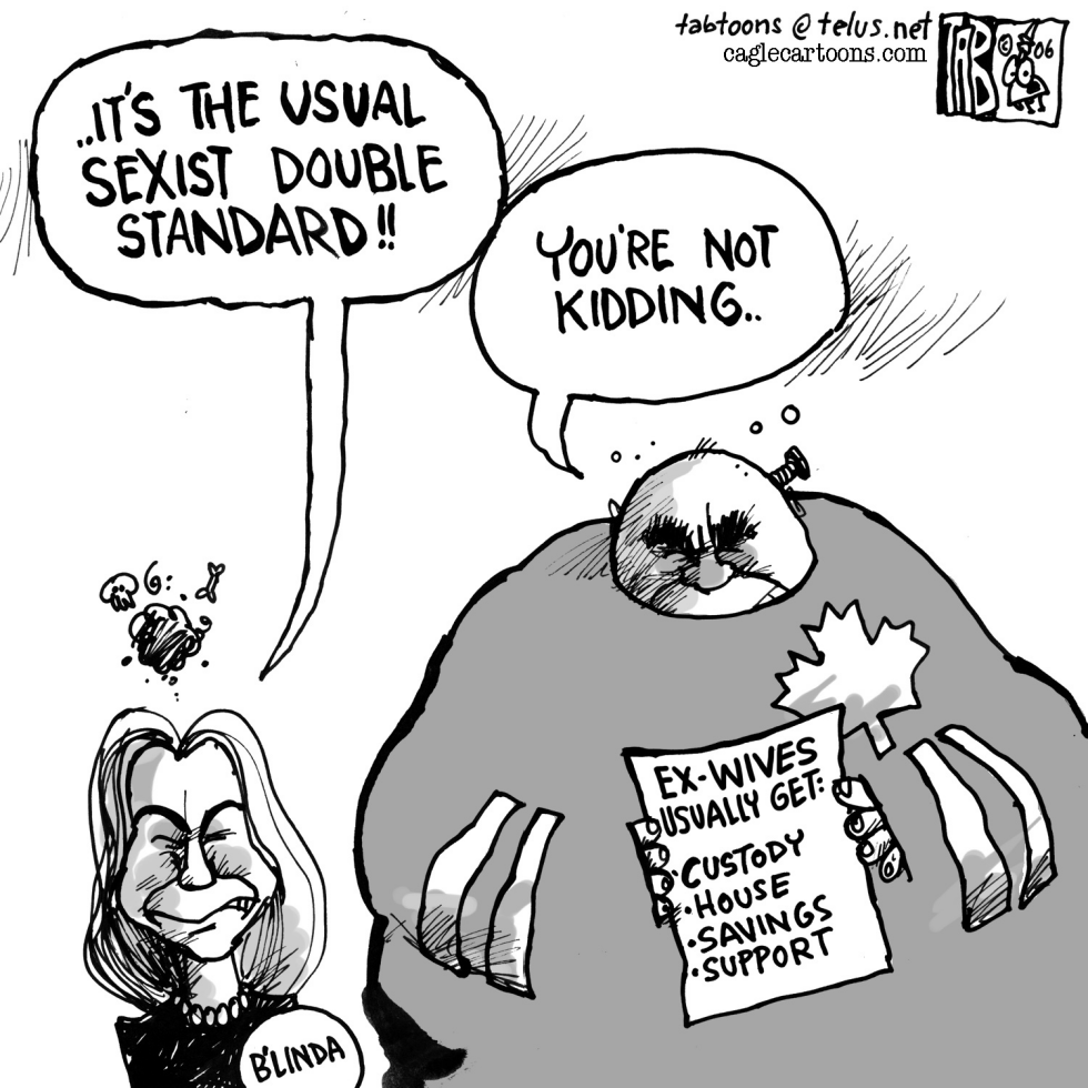 CANADA Sexist double standard