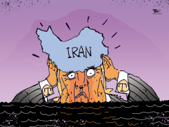 TRUMP'S HEADACHE by Becs