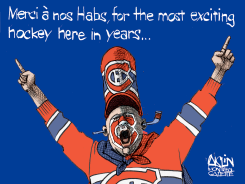 EXCITING HOCKEY by Terry Mosher