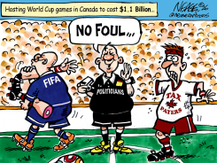 FIFA FOUL by Steve Nease