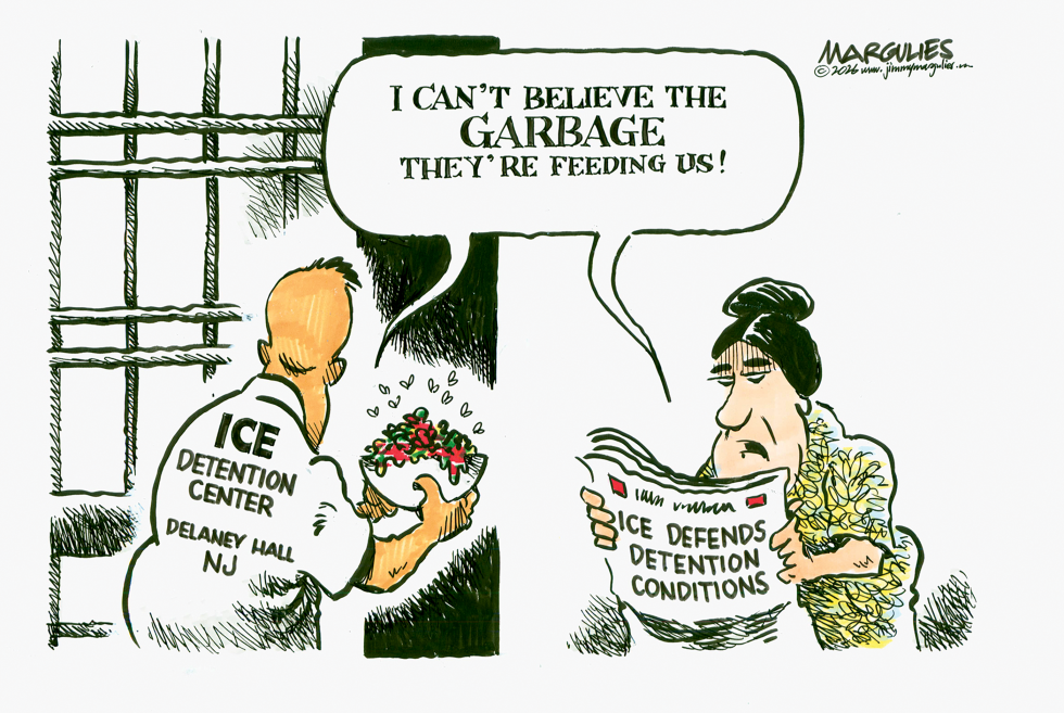 ICE Official Serves Meal as Detainee Questions Quality