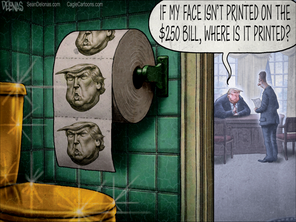 Trump's Face on the $250 Bill