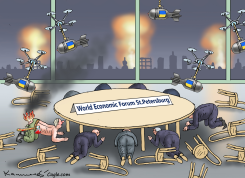UKRAINE ATTACKS PUTIN by Marian Kamensky