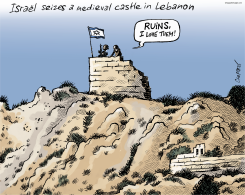 WAR RAGES ON IN LEBANON by Patrick Chappatte