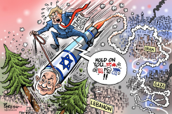 TRUMP AND NETANYAHU by Paresh Nath