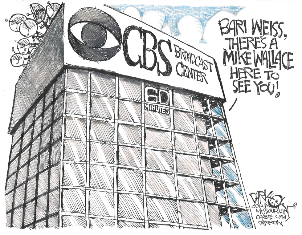 CBS Building Warns Bari Weiss of Mike Wallace Visit