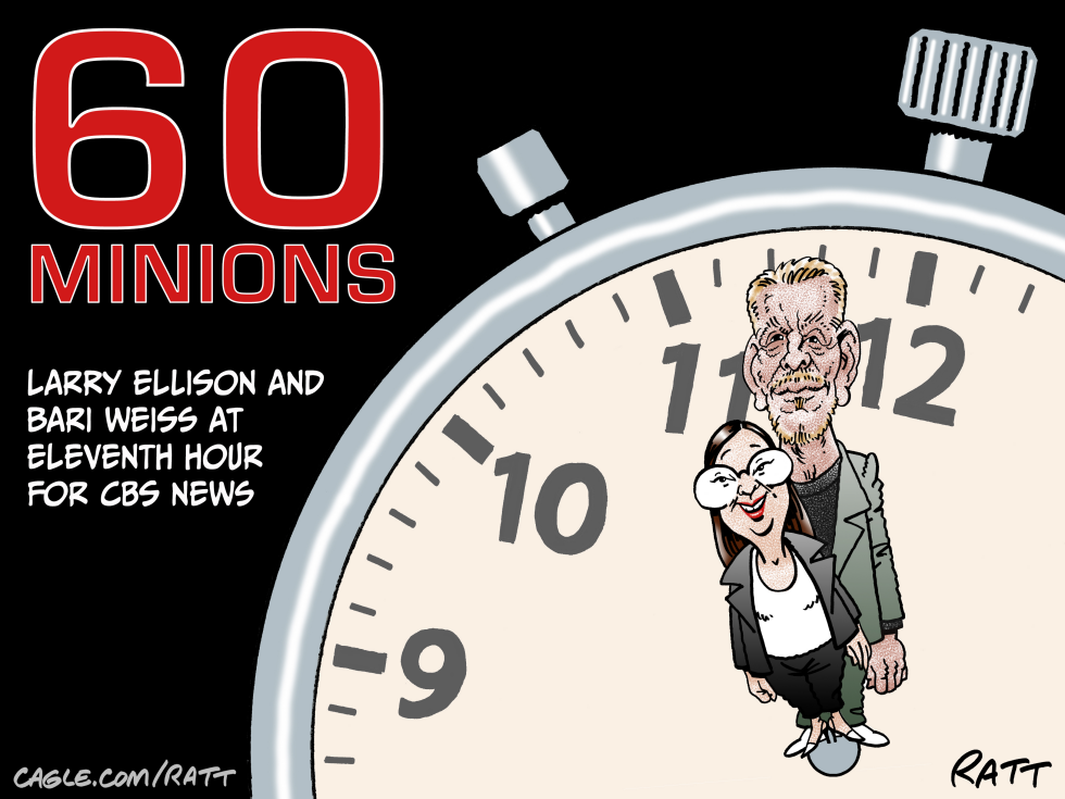 Larry Ellison and Bari Weiss eyed for CBS News leadership roles