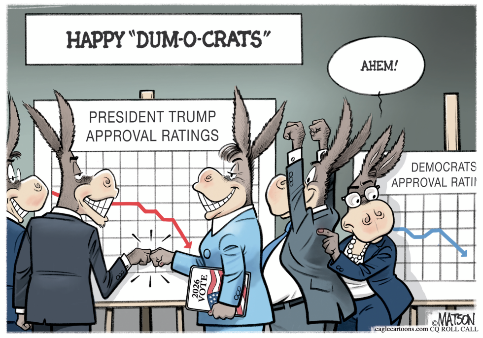 Democrats Cheer Trump's Low Polls as Their Own Ratings Slide