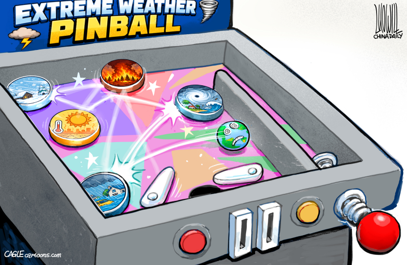 Extreme weather pinball