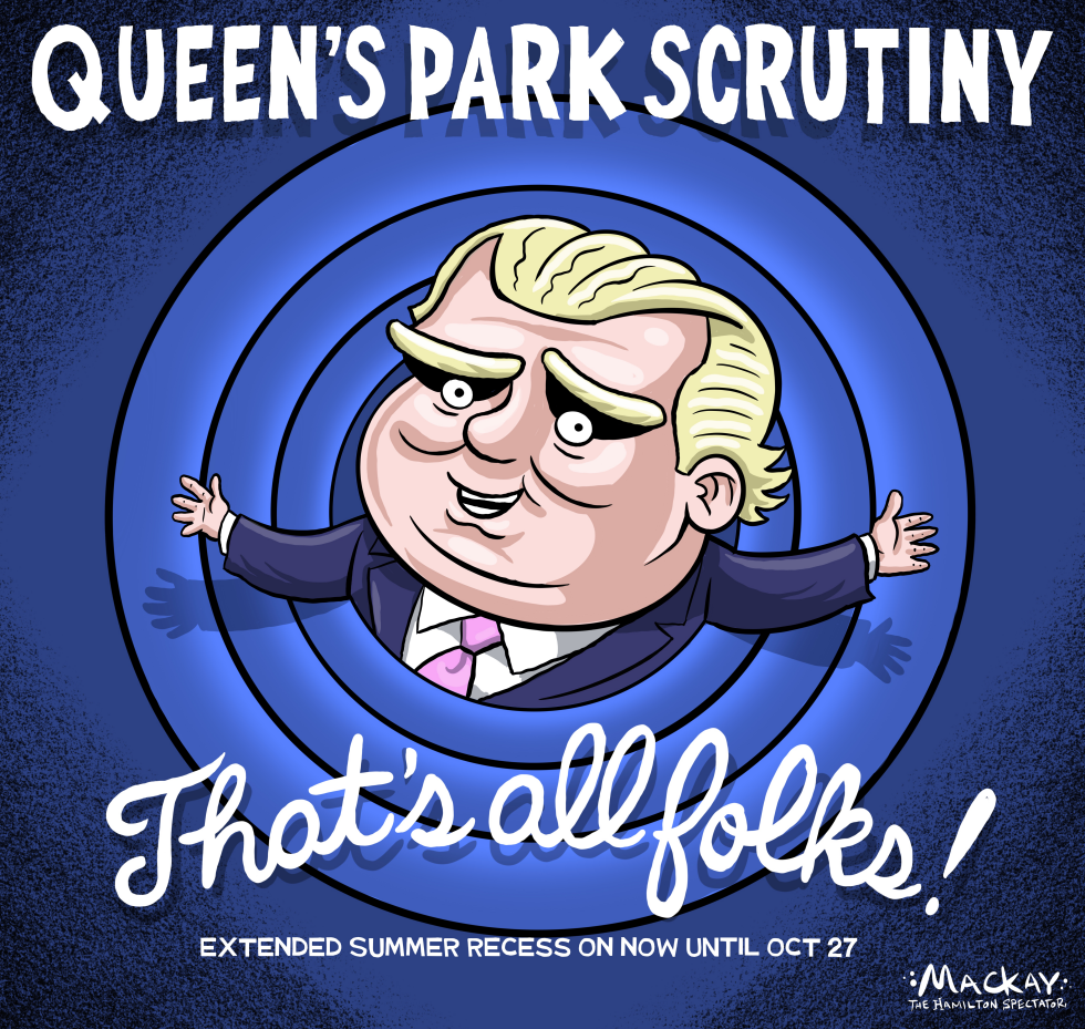 Ontario scrutiny: That's All Folks!