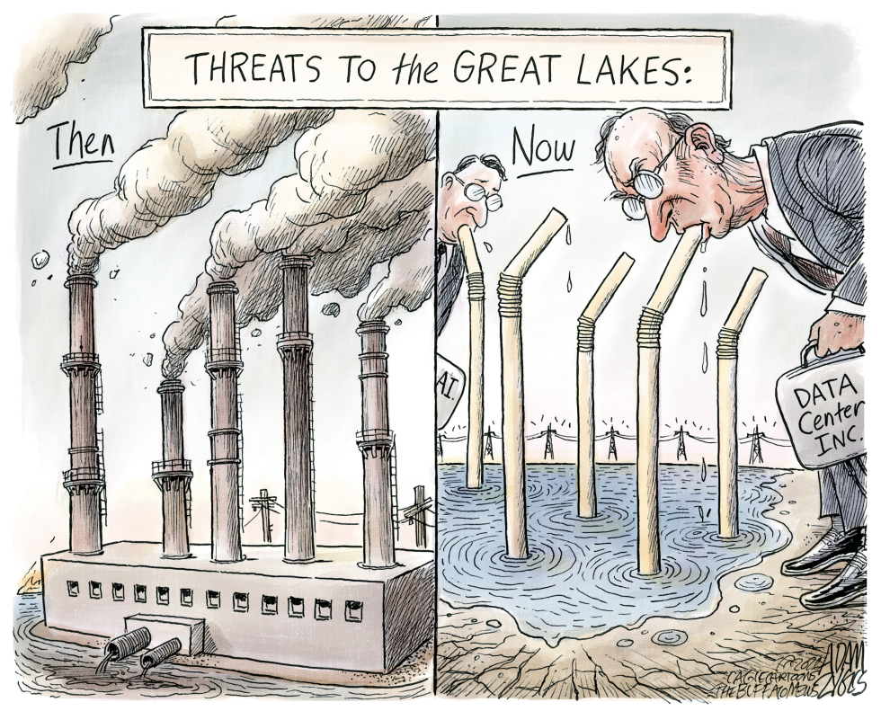 Data Centers Emerge as New Threat to Great Lakes Water