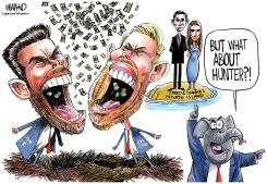 TRUMP FAMILY GRIFT by Dave Whamond
