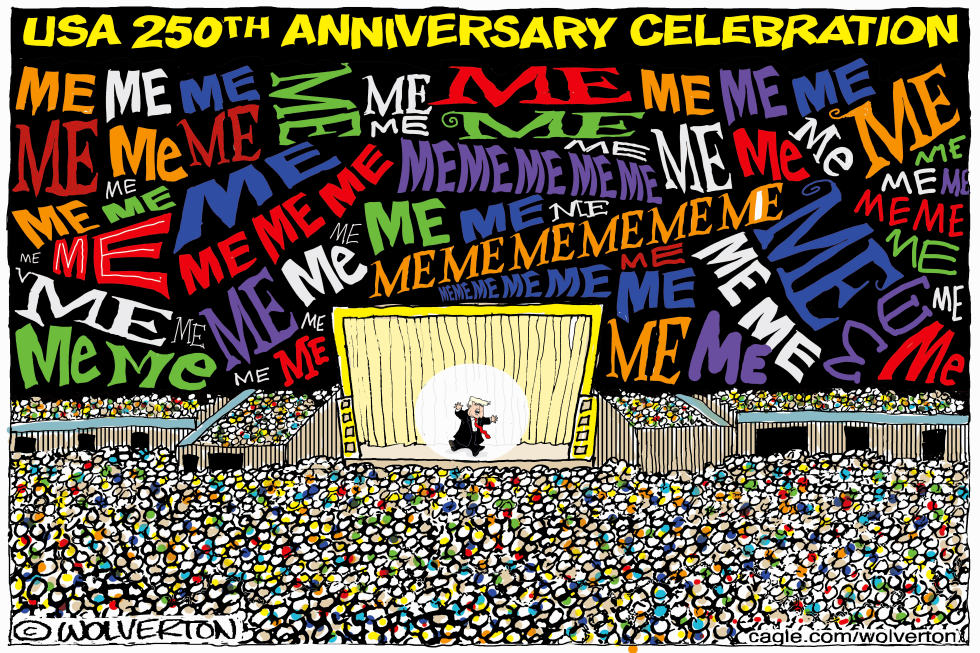 250th Anniversary Celebration All About Trump