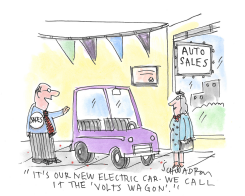 ELECTRIC CAR by Harley Schwadron