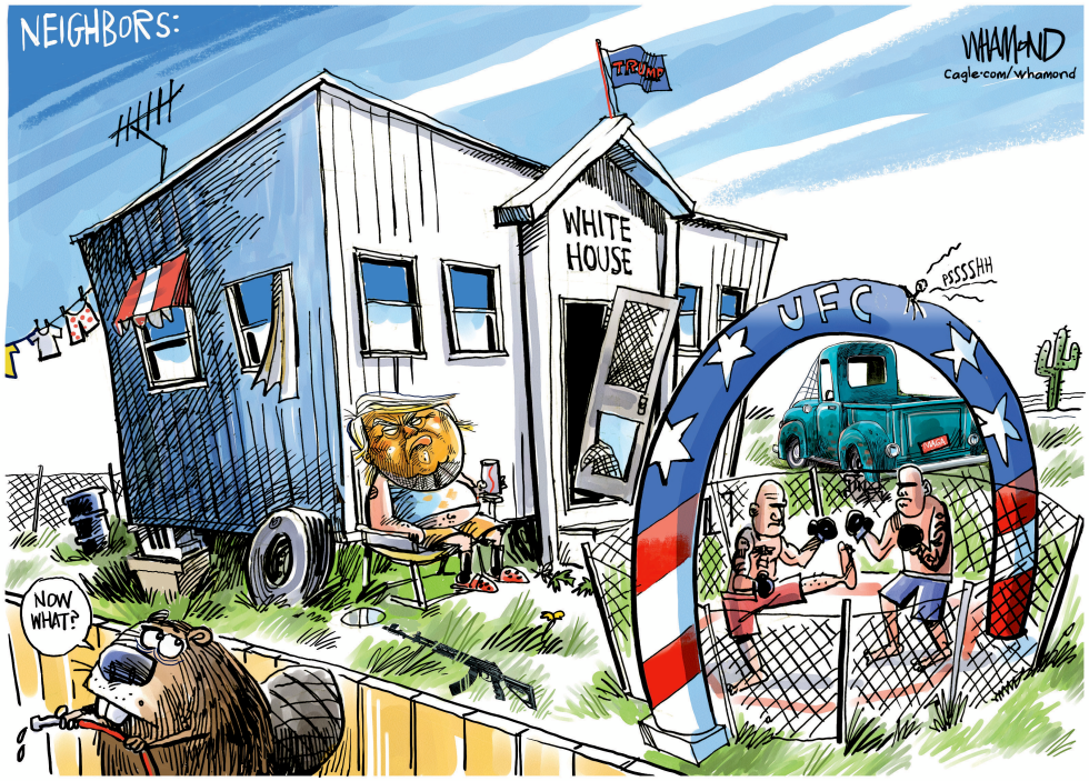 Trump's cage fighting event