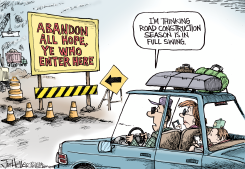 ROAD CONSTRUCTION by Joe Heller