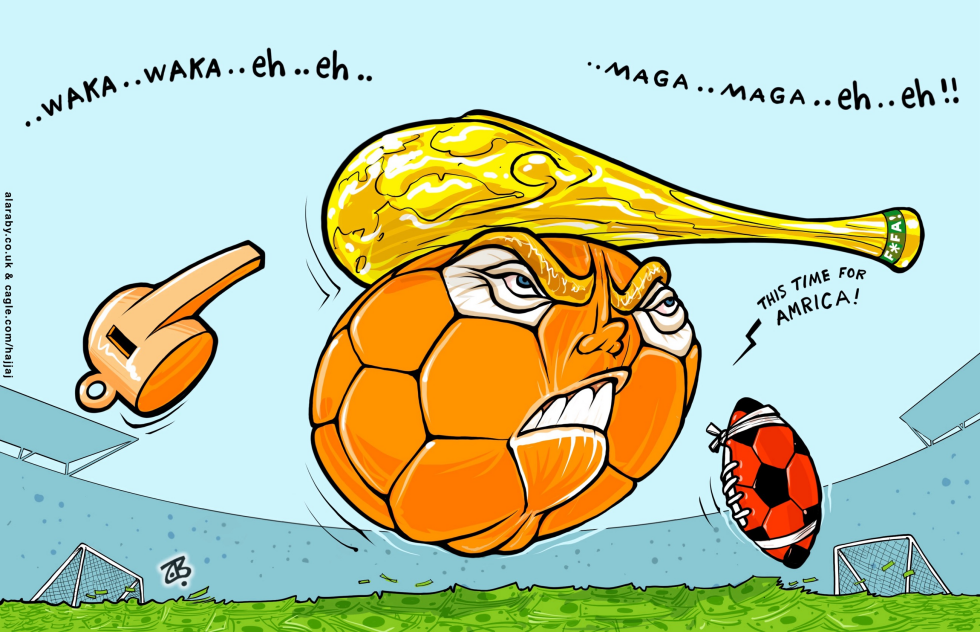 Trump WorldCup MAGA Football FIFA Shakira Waka