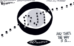 60 MINUTES by Milt Priggee