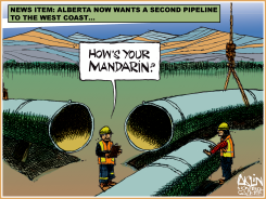 SECOND PIPELINE by Terry Mosher