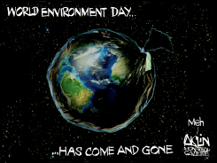 WORLD ENVIRONMENT DAY by Terry Mosher