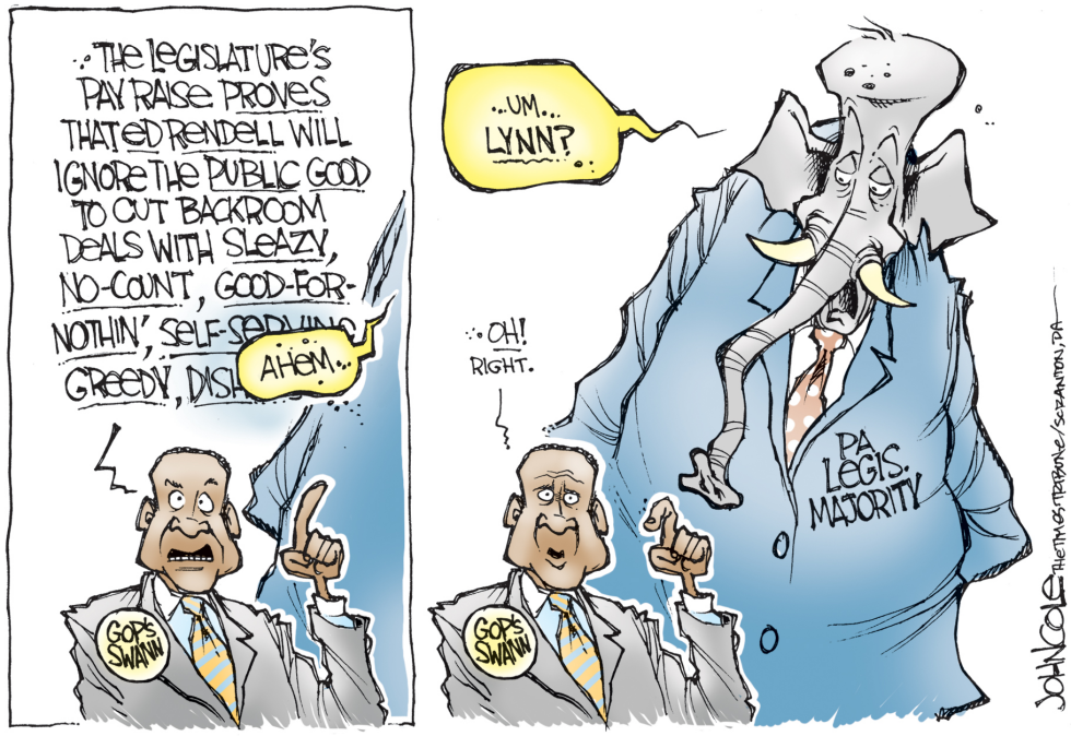 Swanns conundrum | PA TOON -- color